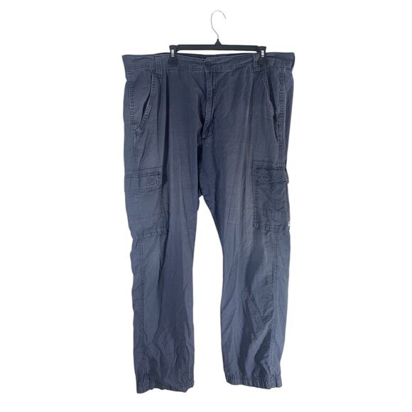 Wrangler Men's Charcoal Cargo Pants 40 x 32 - Picture 1 of 12